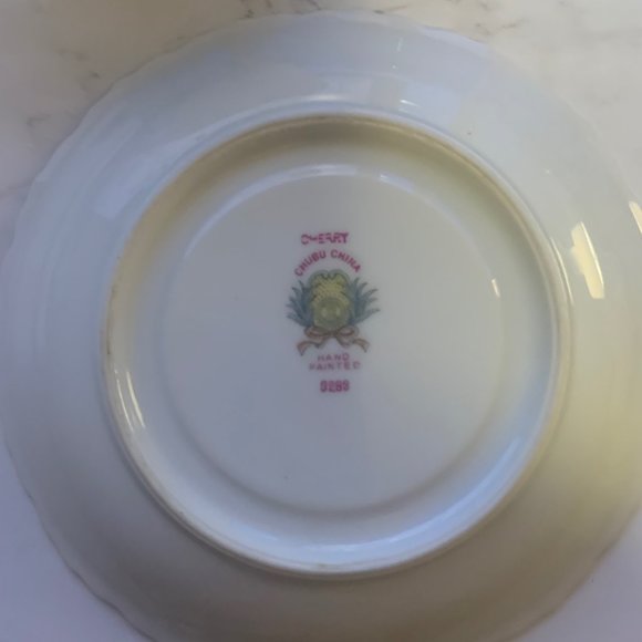 Rare Chubu China "Cherry" Vintage American Legion Tea Cup and Saucer - Picture 6 of 8